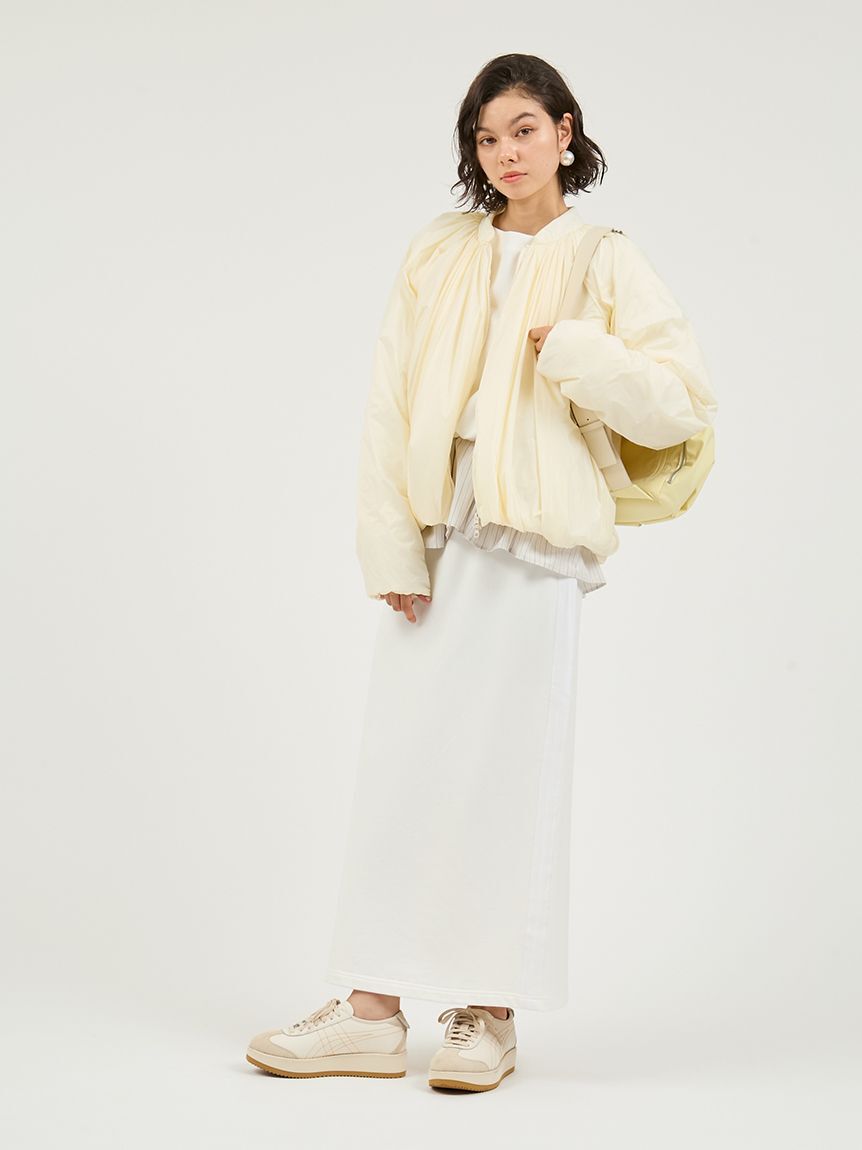 emmi atelier「Re.WAR（TM）シアーギャザー中わたブルゾン」|ブルゾン・スタジャン|