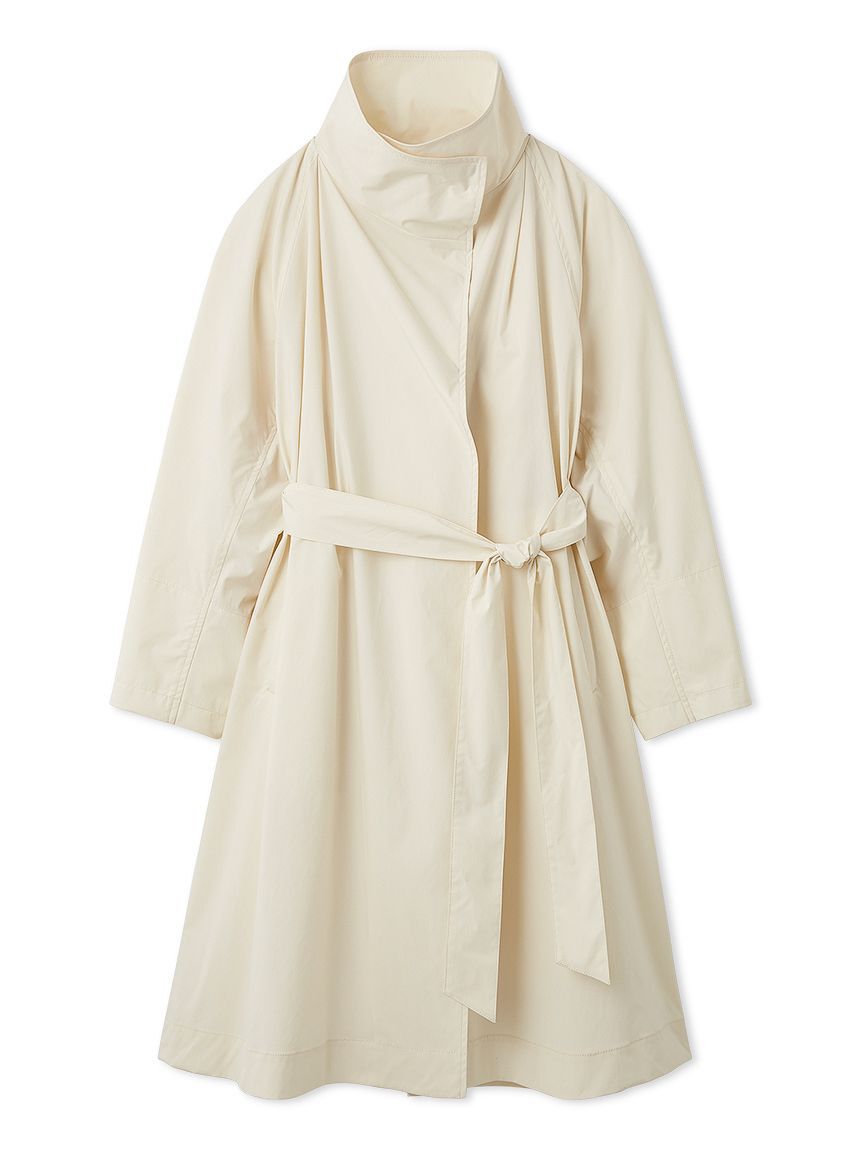 emmi atelier「ボリュームスリーブロングコート/撥水」|トレンチコート|