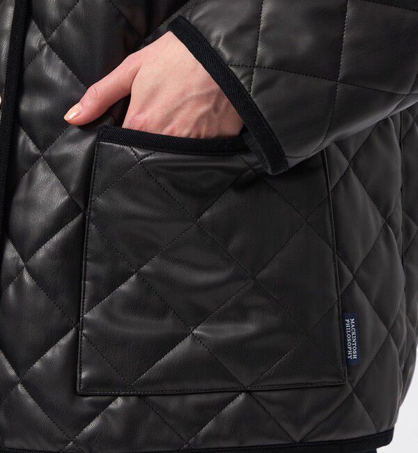 MACKINTOSH PHILOSOPHY「【WEB&一部店舗限定】【ROYTON MIDDL WIDE】Faux Leather」|ブルゾン・スタジャン|