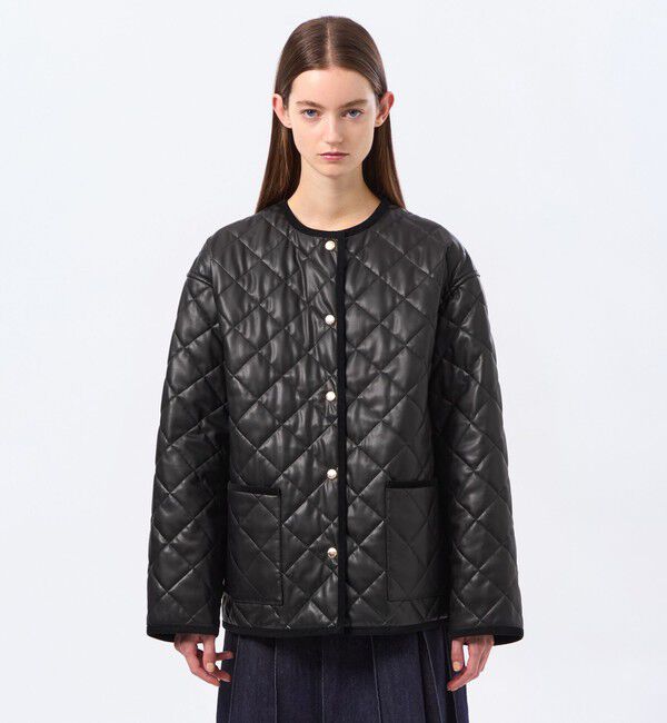 MACKINTOSH PHILOSOPHY「【WEB&一部店舗限定】【ROYTON MIDDL WIDE】Faux Leather」|ブルゾン・スタジャン|