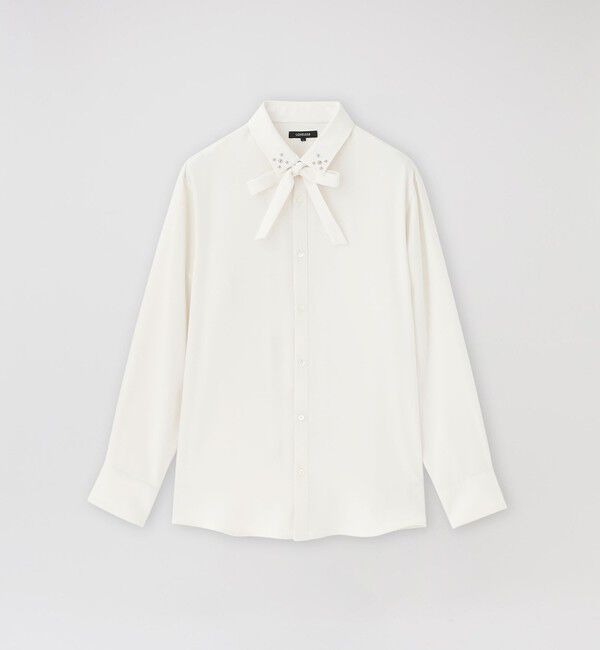  「ランポーニリボンタイシャツ」|シャツ・ブラウス|ホワイト