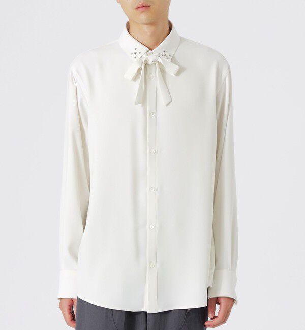  「ランポーニリボンタイシャツ」|シャツ・ブラウス|