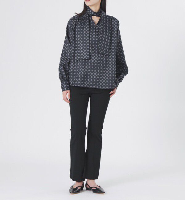  「ジオメトリックリボンブラウス」|シャツ・ブラウス|