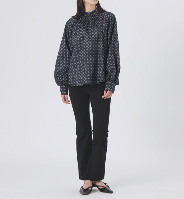  「ジオメトリックリボンブラウス」|シャツ・ブラウス|