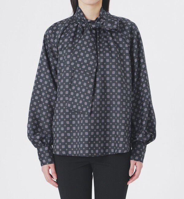  「ジオメトリックリボンブラウス」|シャツ・ブラウス|