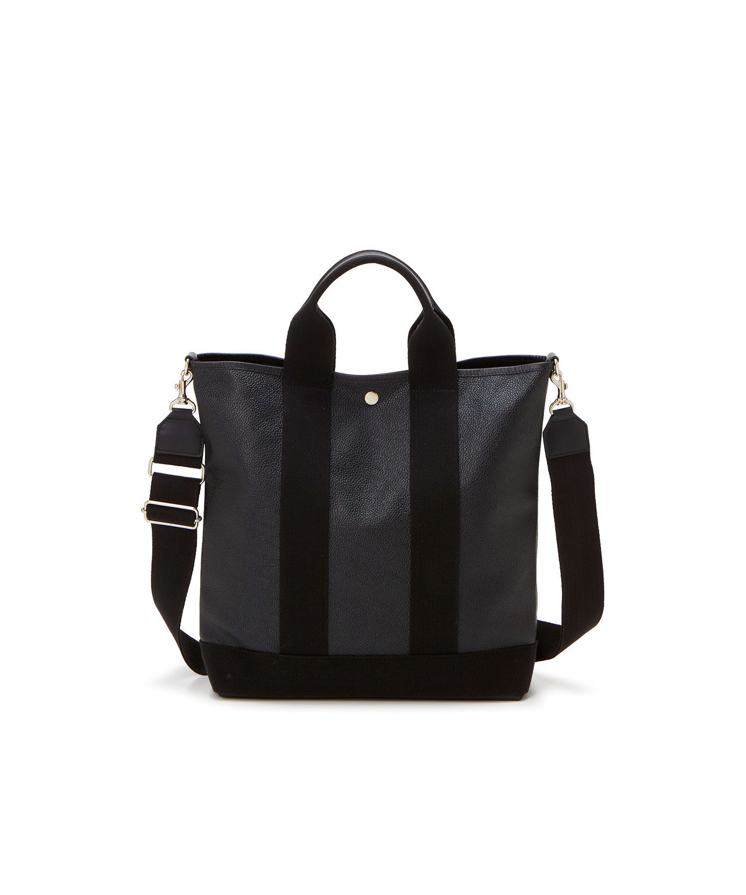 TOPKAPI BREATH「スコッチグレイン ネオレザー 縦型 A4 トート バッグ ショルダー付き L」|ショルダー・メッセンジャー|