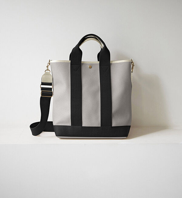 TOPKAPI BREATH「スコッチグレイン ネオレザー 縦型 A4 トート バッグ ショルダー付き L」|ショルダー・メッセンジャー|