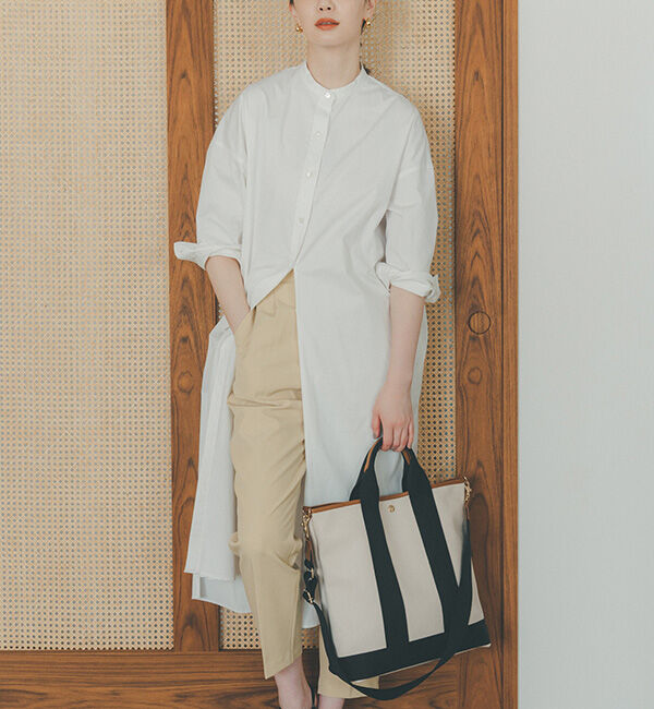 TOPKAPI BREATH「スコッチグレイン ネオレザー 縦型 A4 トート バッグ ショルダー付き L」|ショルダー・メッセンジャー|