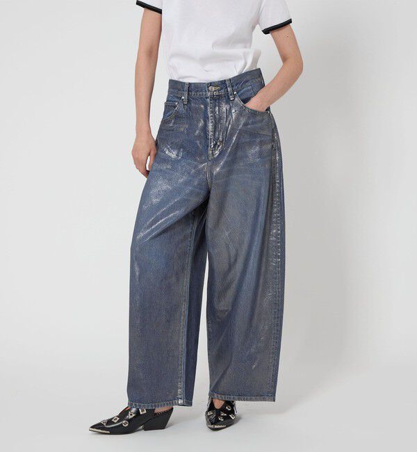 ASTRAET「＜ASTRAET＞コーティング BIG バルーンデニムパンツ UNISEX 」|デニム|