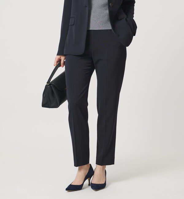 UNITED ARROWS「FEEL CLEAN スリム パンツ ‐防しわ ストレッチ UVカット‐」|スラックス|