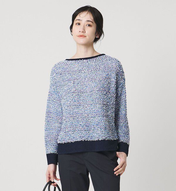 UNITED ARROWS「ミックスヤーン プルオーバーニット」|ニット・セーター|