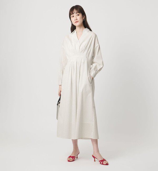 UNITED ARROWS「MANTECO POP タック ワンピース」|ワンピース|OFF WHITE