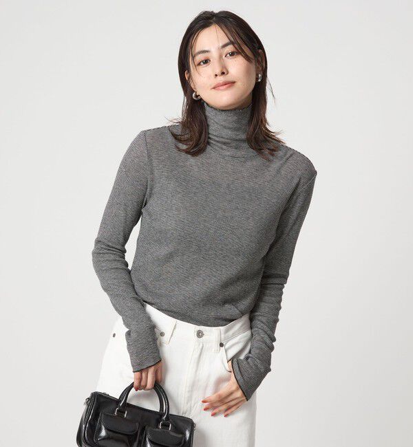 UNITED ARROWS green label relaxing「テレコ タートルネック プルオーバー」|Tシャツ・カットソー|