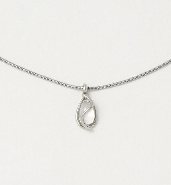 UNITED ARROWS green label relaxing「クリア シズク＆メタルフレーム ネックレス」|ネックレス|