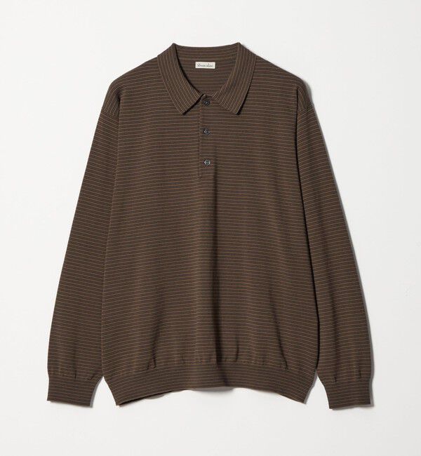STEVEN ALAN「＜Steven Alan＞ ハイツイスト  3B ニットポロシャツ NARROW」|ニット・セーター|その他1