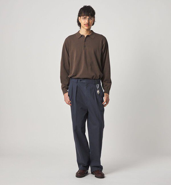 STEVEN ALAN「＜Steven Alan＞ ハイツイスト  3B ニットポロシャツ NARROW」|ニット・セーター|
