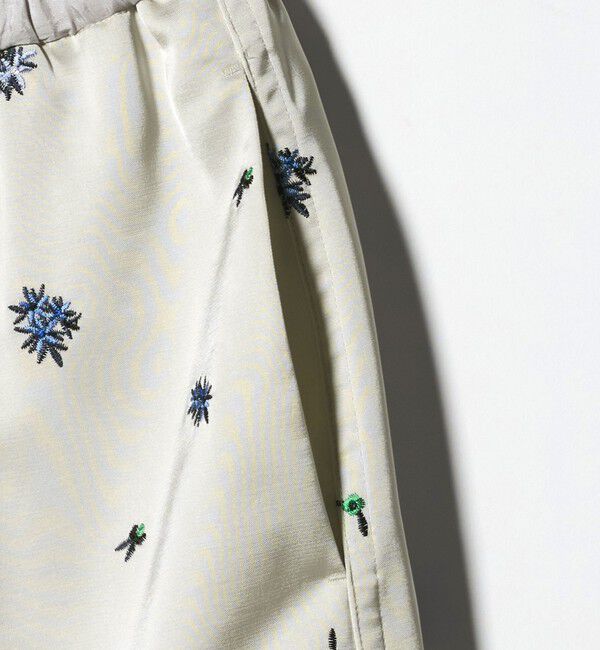 BEAUTY&YOUTH UNITED ARROWS「フラワー エンブロイダリー ドローストリング スカート ウォッシャブル」|スカート|