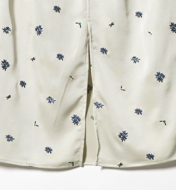 BEAUTY&YOUTH UNITED ARROWS「フラワー エンブロイダリー ドローストリング スカート ウォッシャブル」|スカート|