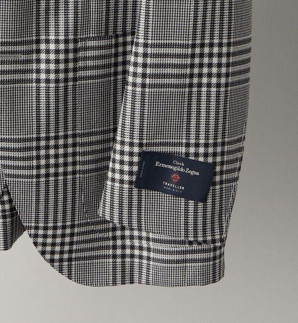 SHIPS「SHIPS: エルメネジルド ゼニア トラベラー ホップサック ジャケット」|テーラードジャケット|