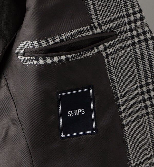 SHIPS「SHIPS: エルメネジルド ゼニア トラベラー ホップサック ジャケット」|テーラードジャケット|