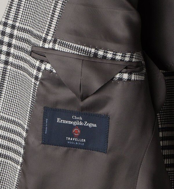 SHIPS「SHIPS: エルメネジルド ゼニア トラベラー ホップサック ジャケット」|テーラードジャケット|