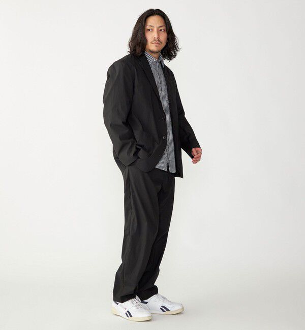 SHIPS「SHIPS: 〈セットアップ対応・手洗い可能・撥水加工〉ライト ナイロン テーラードジャケット」|テーラードジャケット|