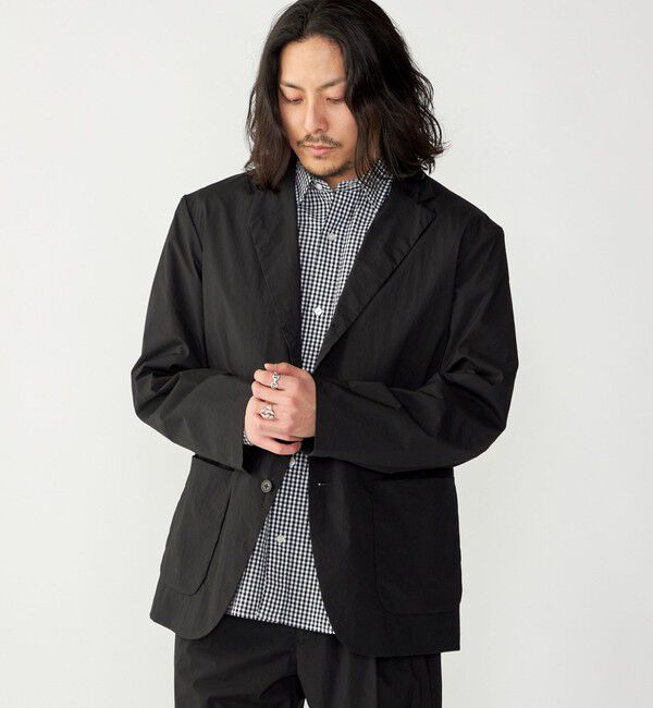 SHIPS「SHIPS: 〈セットアップ対応・手洗い可能・撥水加工〉ライト ナイロン テーラードジャケット」|テーラードジャケット|