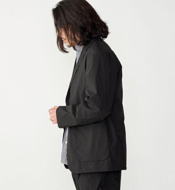 SHIPS「SHIPS: 〈セットアップ対応・手洗い可能・撥水加工〉ライト ナイロン テーラードジャケット」|テーラードジャケット|