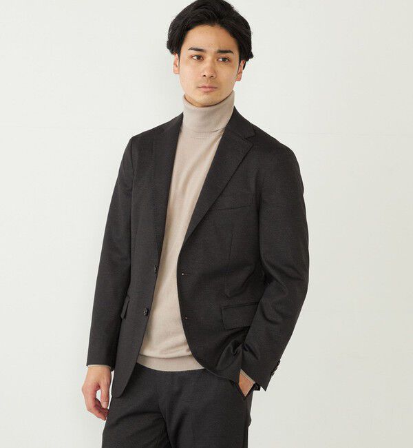SHIPS Colors 「SHIPS Colors:〈洗濯機可能〉AVANT(R) ジャケット(セットアップ対応可能)」|テーラードジャケット|ダークグレー
