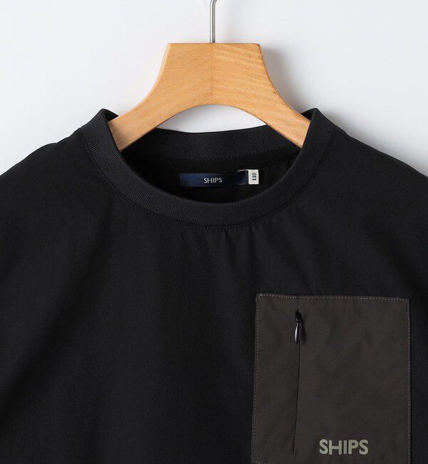 SHIPS KIDS「SHIPS KIDS:100～130cm / 〈UVカット〉ドライ ポケット TEE」|Tシャツ・カットソー|