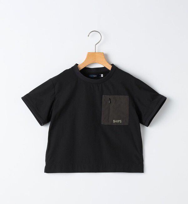 SHIPS KIDS「SHIPS KIDS:100～130cm / 〈UVカット〉ドライ ポケット TEE」|Tシャツ・カットソー|