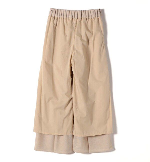 SHIPS for women「troisiemeCHACO:〈洗濯機可能〉メッシュ ワイド パンツ（セレモニー対応可）」|その他|