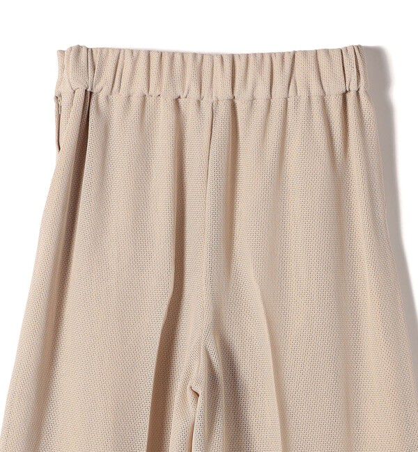 SHIPS for women「troisiemeCHACO:〈洗濯機可能〉メッシュ ワイド パンツ（セレモニー対応可）」|その他|