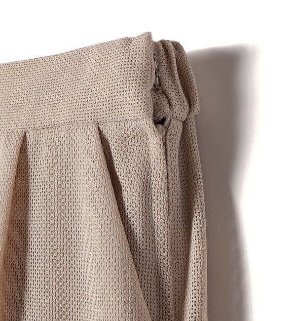 SHIPS for women「troisiemeCHACO:〈洗濯機可能〉メッシュ ワイド パンツ（セレモニー対応可）」|その他|