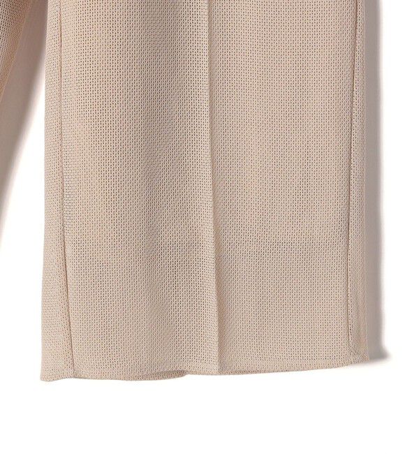 SHIPS for women「troisiemeCHACO:〈洗濯機可能〉メッシュ ワイド パンツ（セレモニー対応可）」|その他|