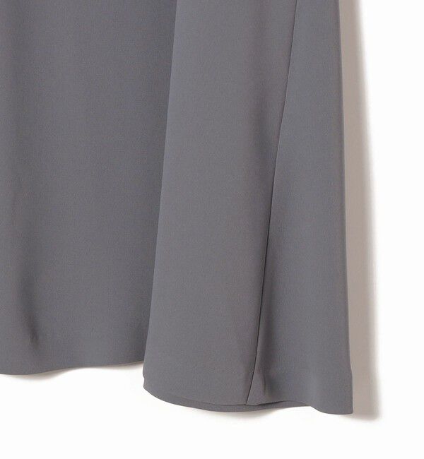 SHIPS for women「〈洗濯機可能〉ライト ダブルクロス バックフリル Aライン ワンピース（セレモニー対応可）」|ワンピース|