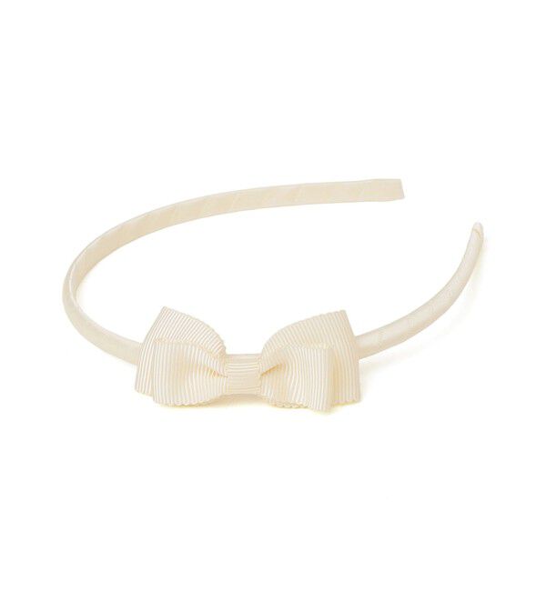 SHIPS KIDS「SHIPS KIDS:リボン デザイン カチューシャ」|カチューシャ|ホワイト