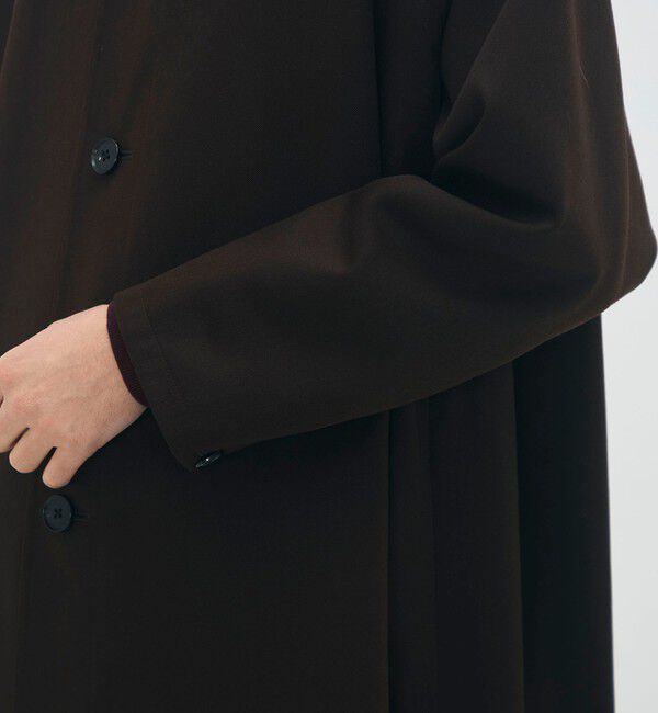CABaN「ウールギャバジン スタンドカラーコート」|ステンカラーコート|