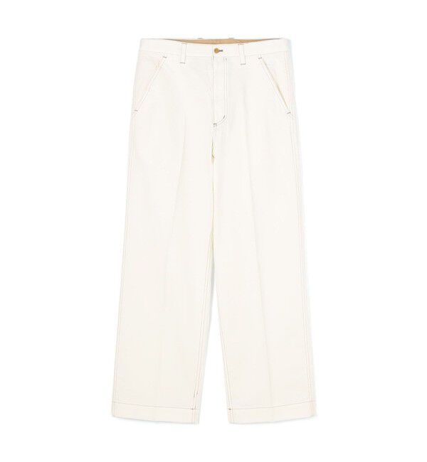 TOMORROWLAND MENS「9.5OZデニム バレルパンツ」|デニム|11 ホワイト