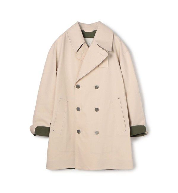 TOMORROWLAND BUYING WEAR「MACKINTOSH CANONBIE ダブルブレステッド ハーフコート」|ピーコート|41 ライトベージュ