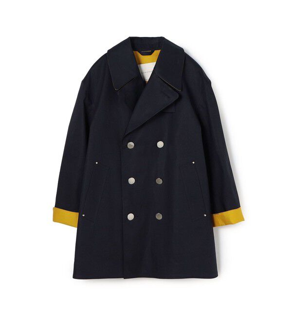 TOMORROWLAND BUYING WEAR「MACKINTOSH CANONBIE ダブルブレステッド ハーフコート」|ピーコート|69 ネイビー
