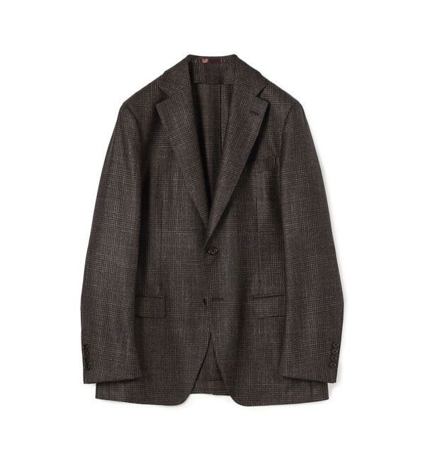 TOMORROWLAND MENS「ウールシルクカシミヤ シングルブレステッド 2Bジャケット SILK AIR LORO PIANA」|テーラードジャケット|48 ダークブラウン系