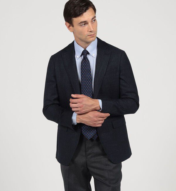 TOMORROWLAND MENS「ウールシルク シングルブレステッド 2Bジャケット SILK AIR LORO PIANA」|テーラードジャケット|