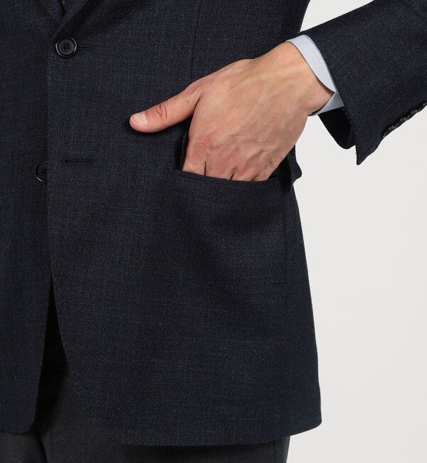 TOMORROWLAND MENS「ウールシルク シングルブレステッド 2Bジャケット SILK AIR LORO PIANA」|テーラードジャケット|