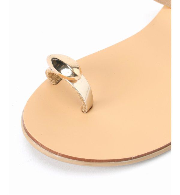 SLOBE IENA「《WEB限定/追加》NICOLAS LAINAS/ニコラスライナス フラットサンダル 313L-T」|サンダル|