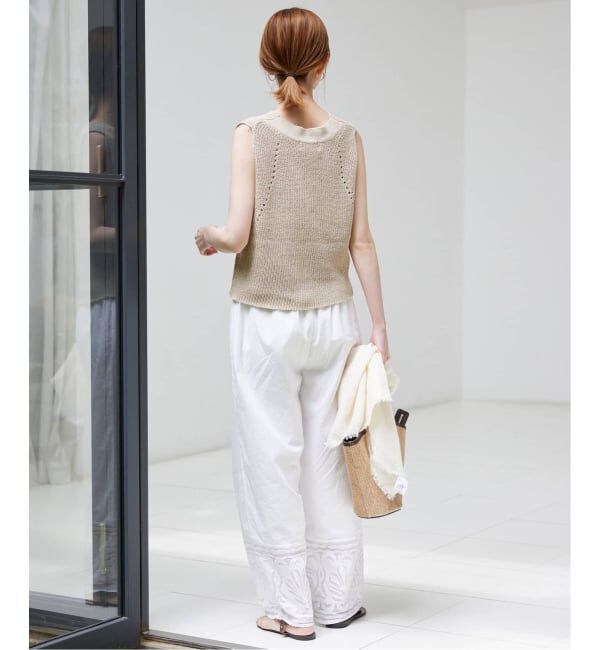 SLOBE IENA「《追加2》ニットジレ」|ニット・セーター|