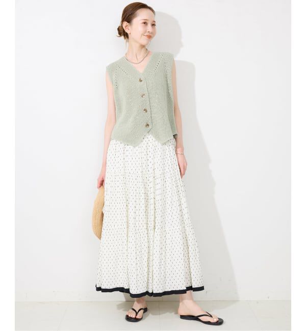 SLOBE IENA「《追加2》ニットジレ」|ニット・セーター|