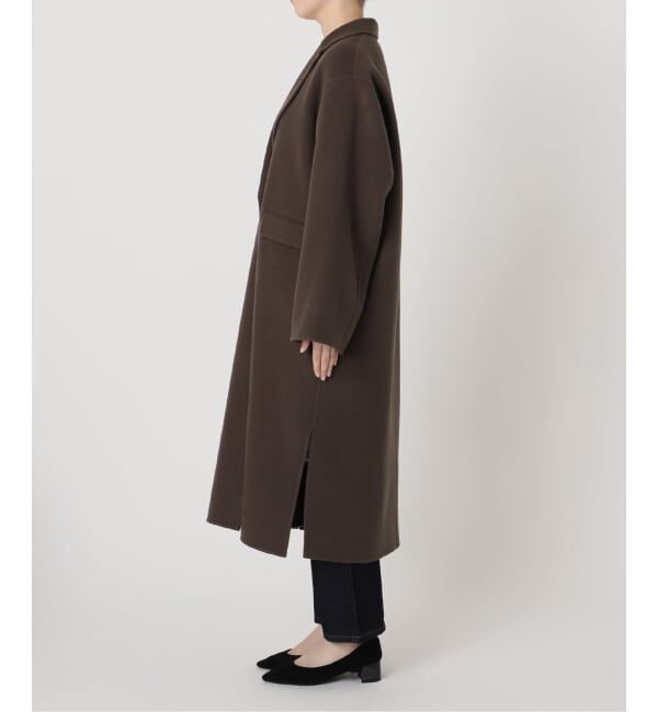 追加》souple woolダブルフェイスチェスターコート（SLOBE IENA