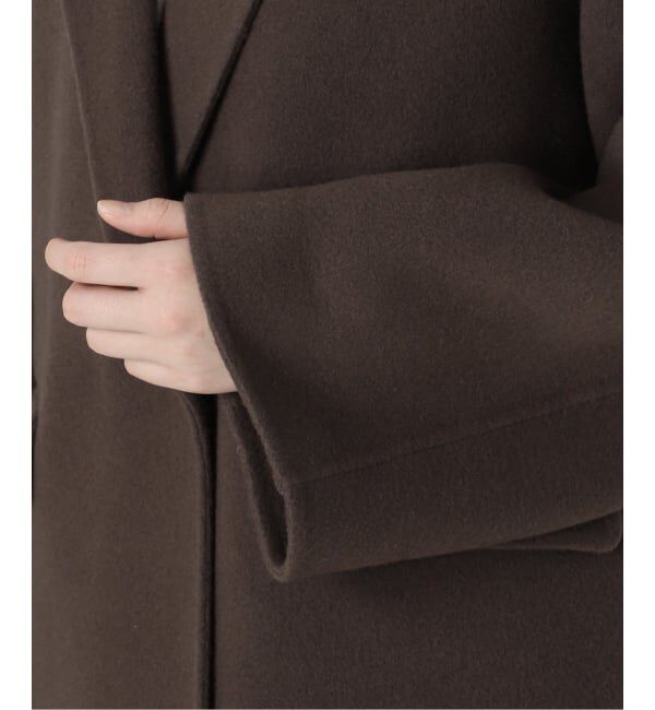 追加》souple woolダブルフェイスチェスターコート（SLOBE IENA