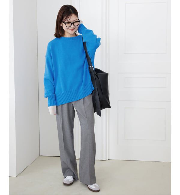 SLOBE IENA「《WEB限定/追加2予約》バルキーコットンプルオーバー」|ニット・セーター|